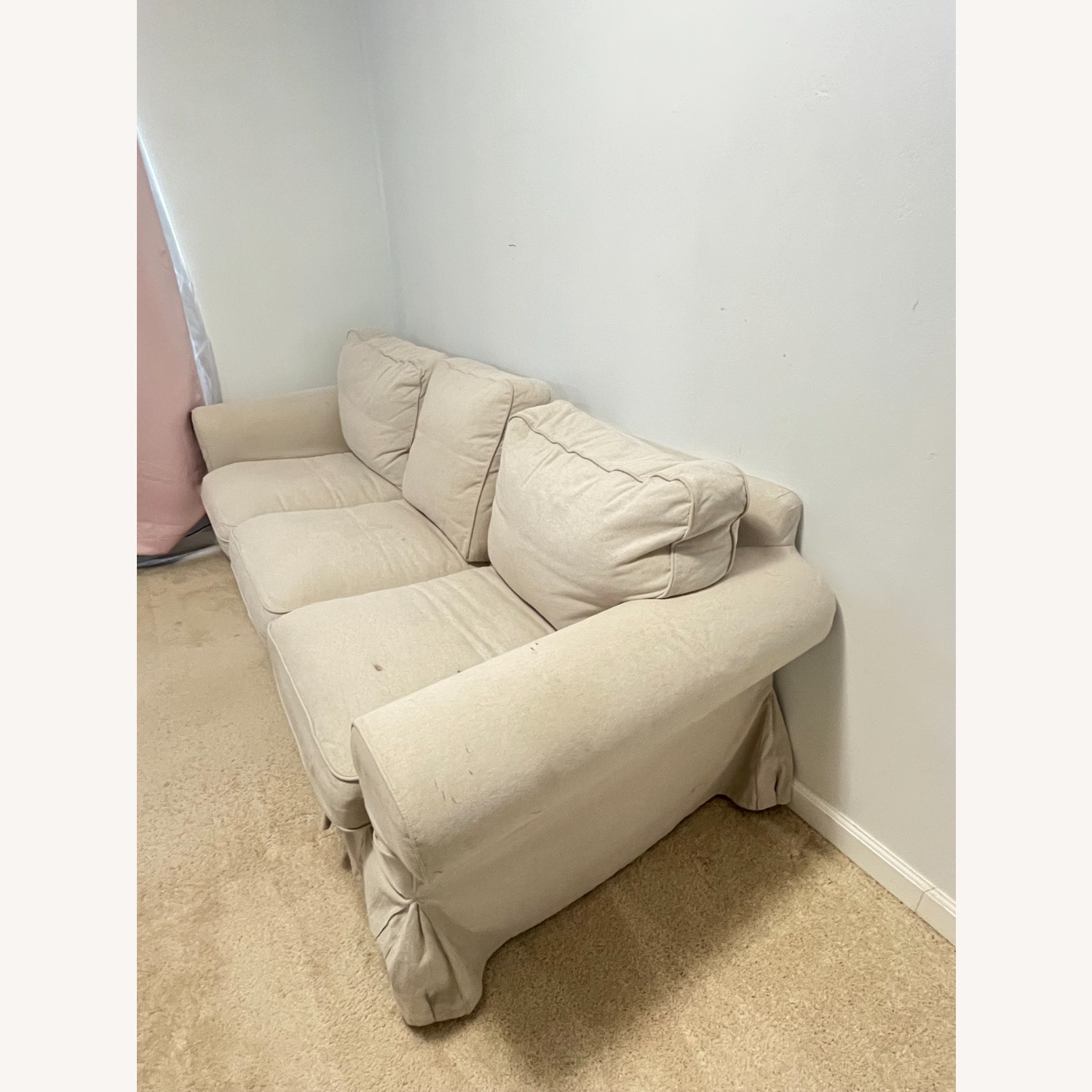 IKEA Ektorp Light Gray 3+ Seater Sofa - image-3