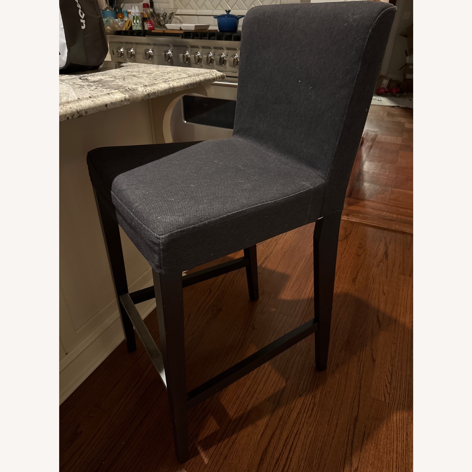 IKEA Henriksdal Dark Gray Stools - image-4