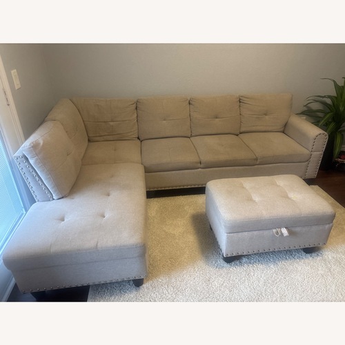 Used Wayfair 2 Piece Sectional for sale on AptDeco