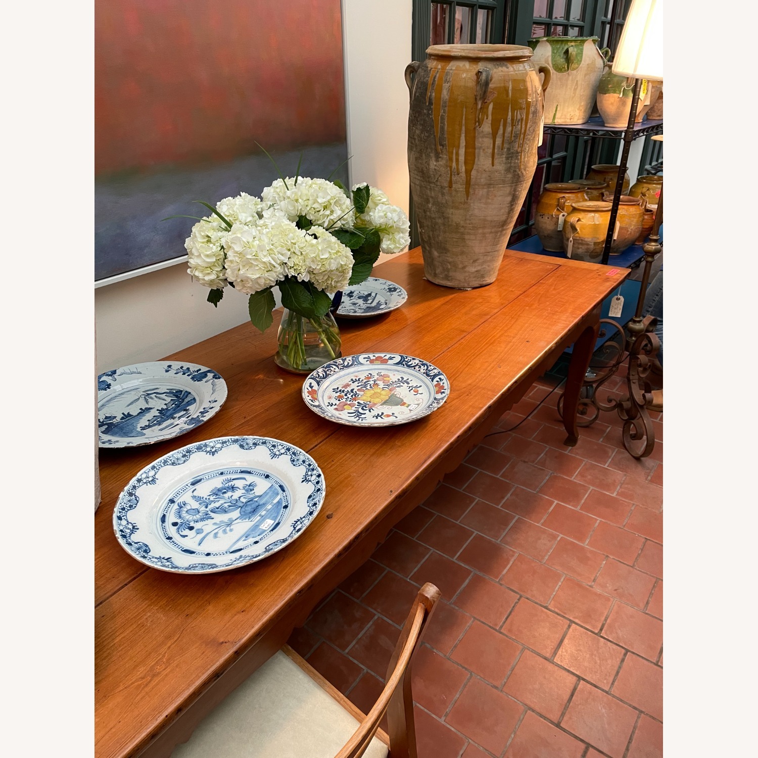 Antique French Farm Dining Table - image-5