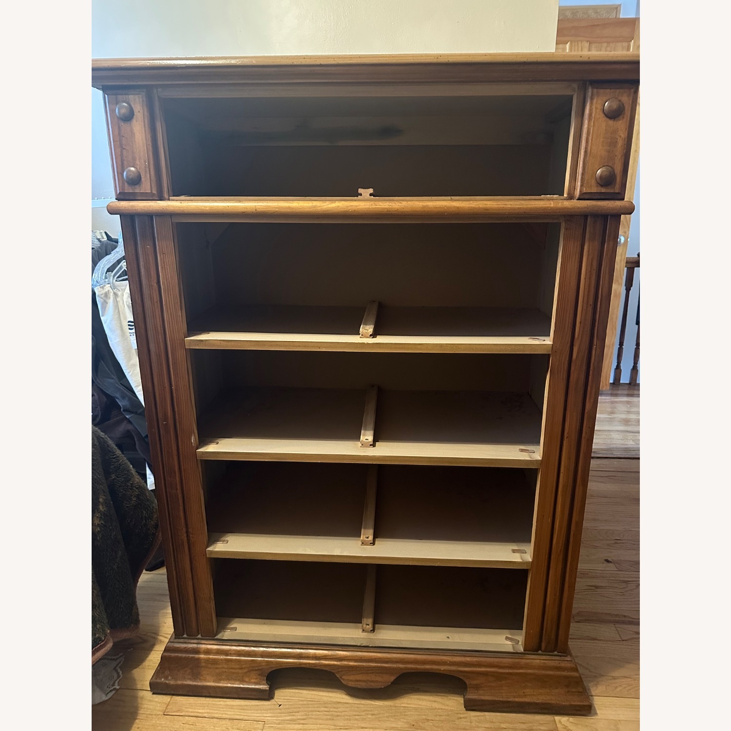 Broyhill Furniture Dark Brown Wood Dresser - image-3