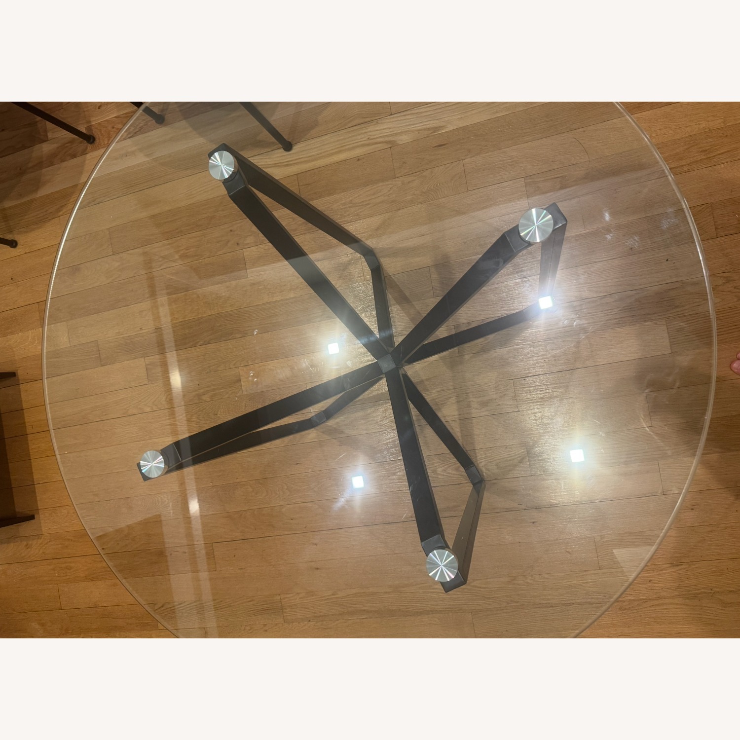 Mercury Row Seibold Black Glass Dining Table - image-2