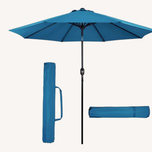 Used Backyard Expressions 9 ft. Patio Umbrella, 8 Ribs for sale on AptDeco