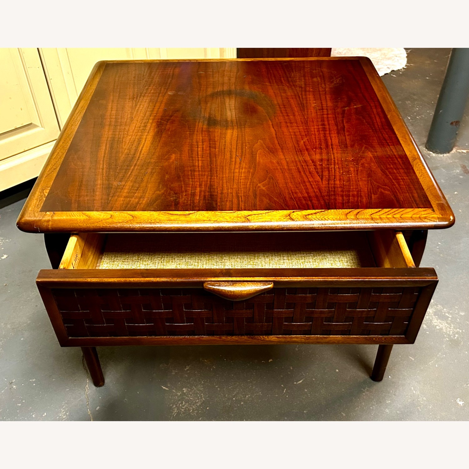 Lane Furniture Dark Brown Wood Side Tables - image-3