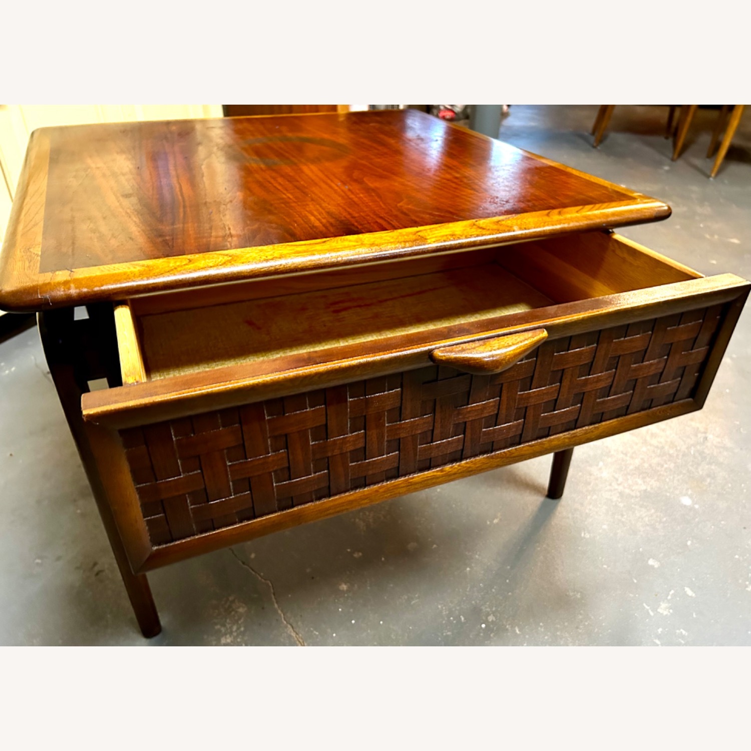 Lane Furniture Dark Brown Wood Side Tables - image-7