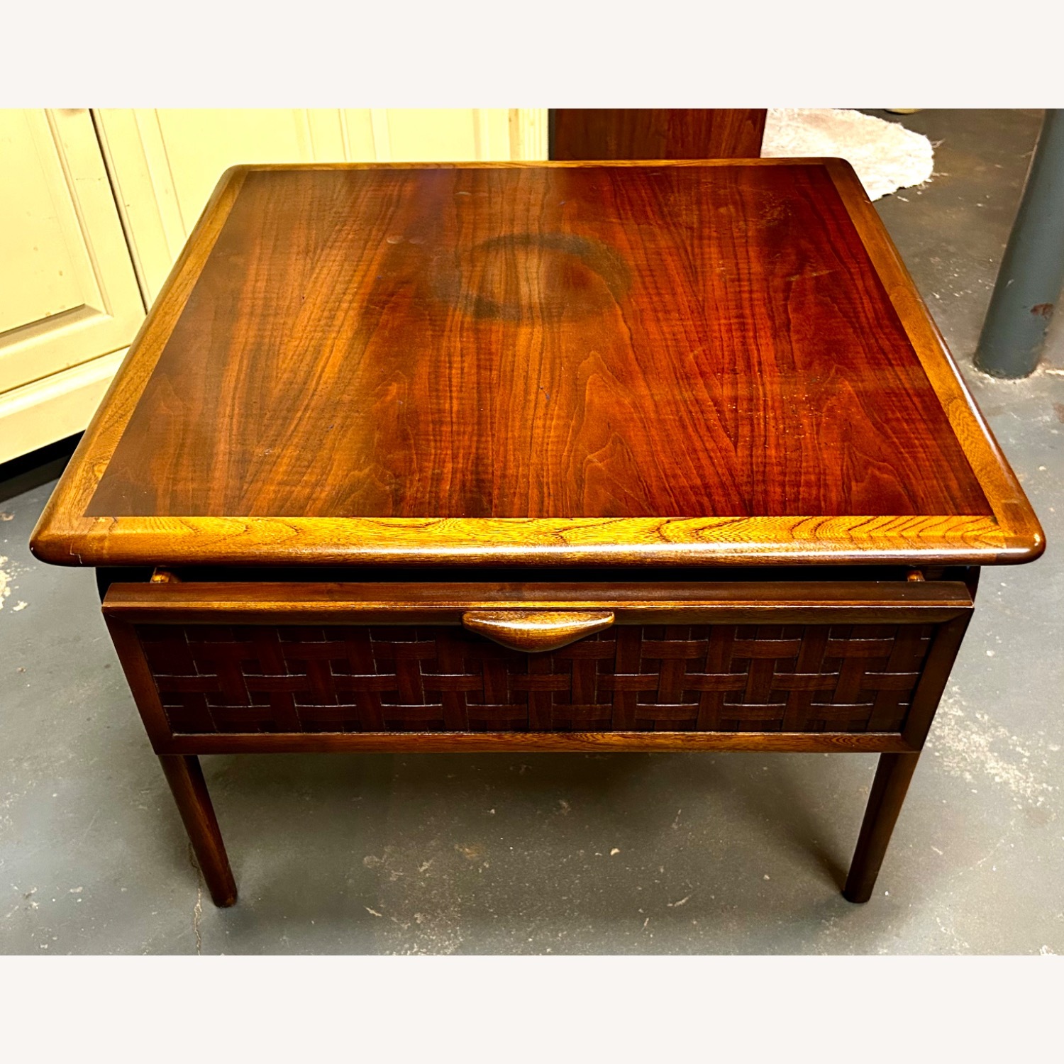 Lane Furniture Dark Brown Wood Side Tables - image-1