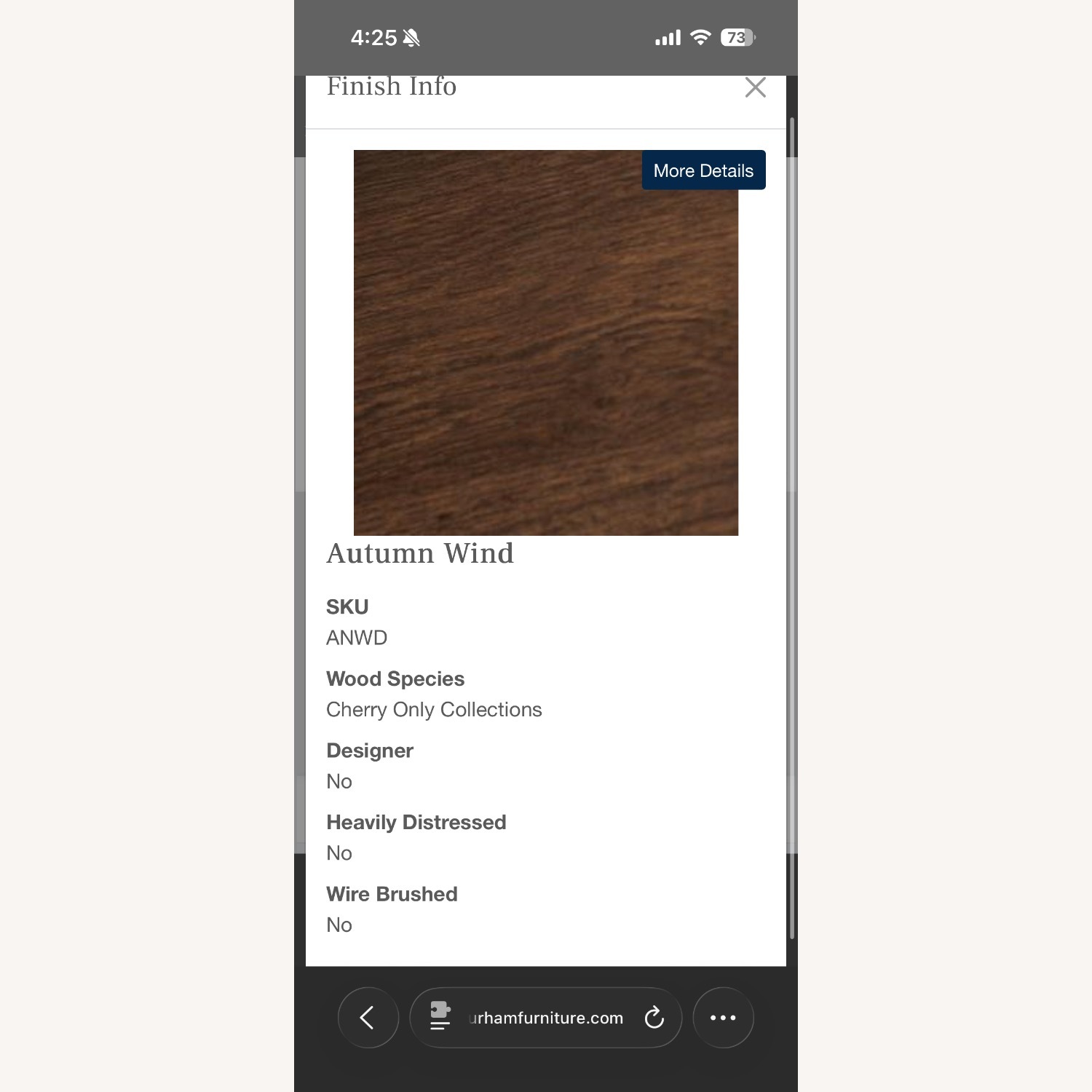 Durham Cherry Wood Queen Bed (Defined Distinction) - image-4