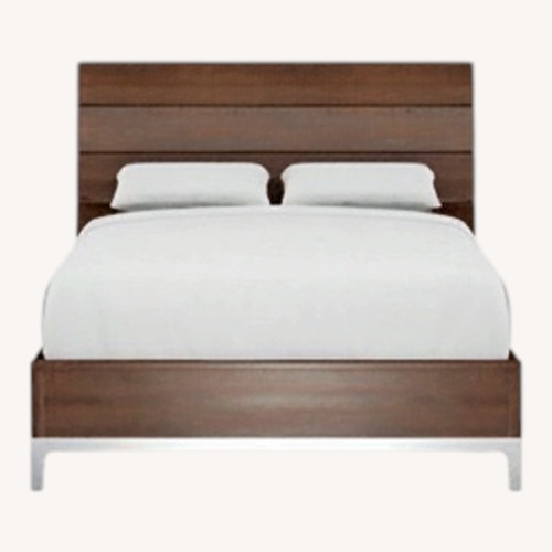 Used Durham Cherry Wood Queen Bed (Defined Distinction) for sale on AptDeco