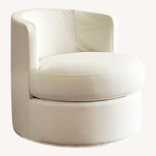 Used Pottery Barn Swivel Armchair 40" for sale on AptDeco