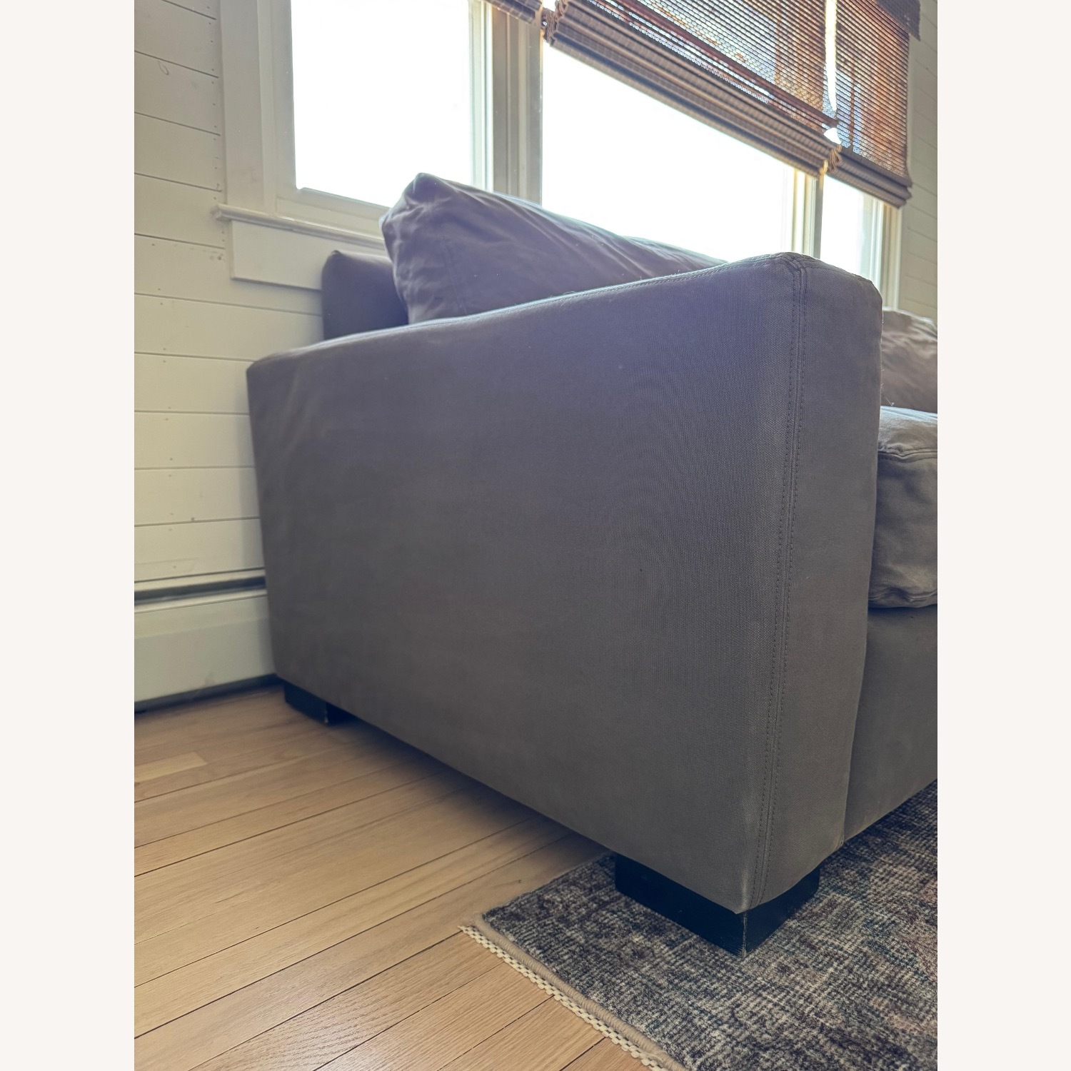 Restoration Hardware Maxwell Light Gray 3+ Seater Sofa - image-2