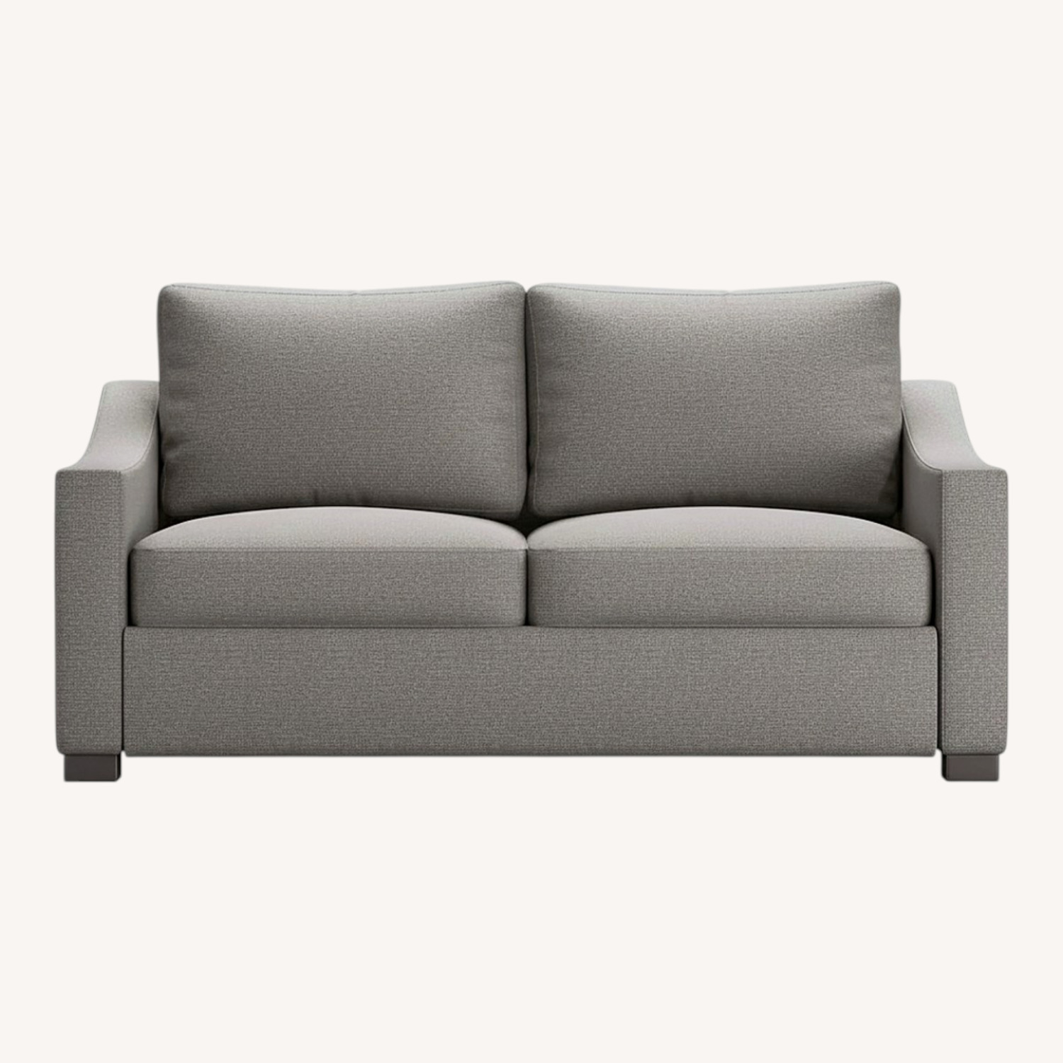 Crate & Barrel Light Gray Sleeper Sofa - image-0