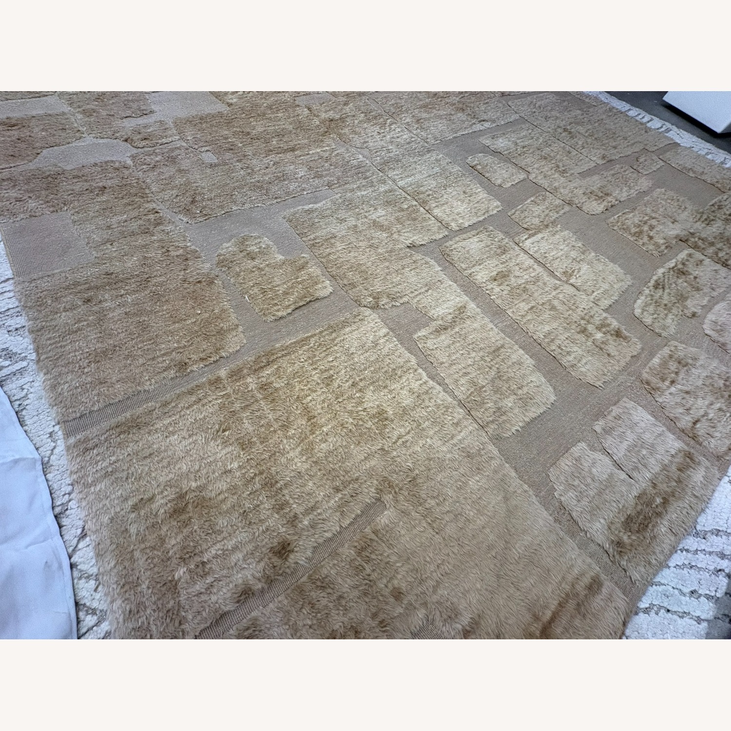 Restoration Hardware Ilyas Hand-Knotted Wool Rug 10' × 14' Camel - image-3