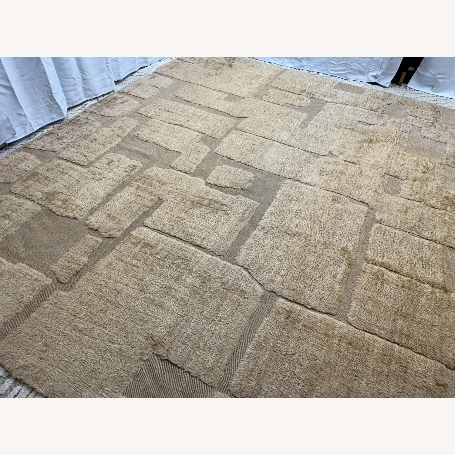 Restoration Hardware Ilyas Hand-Knotted Wool Rug 10' × 14' Camel - image-13