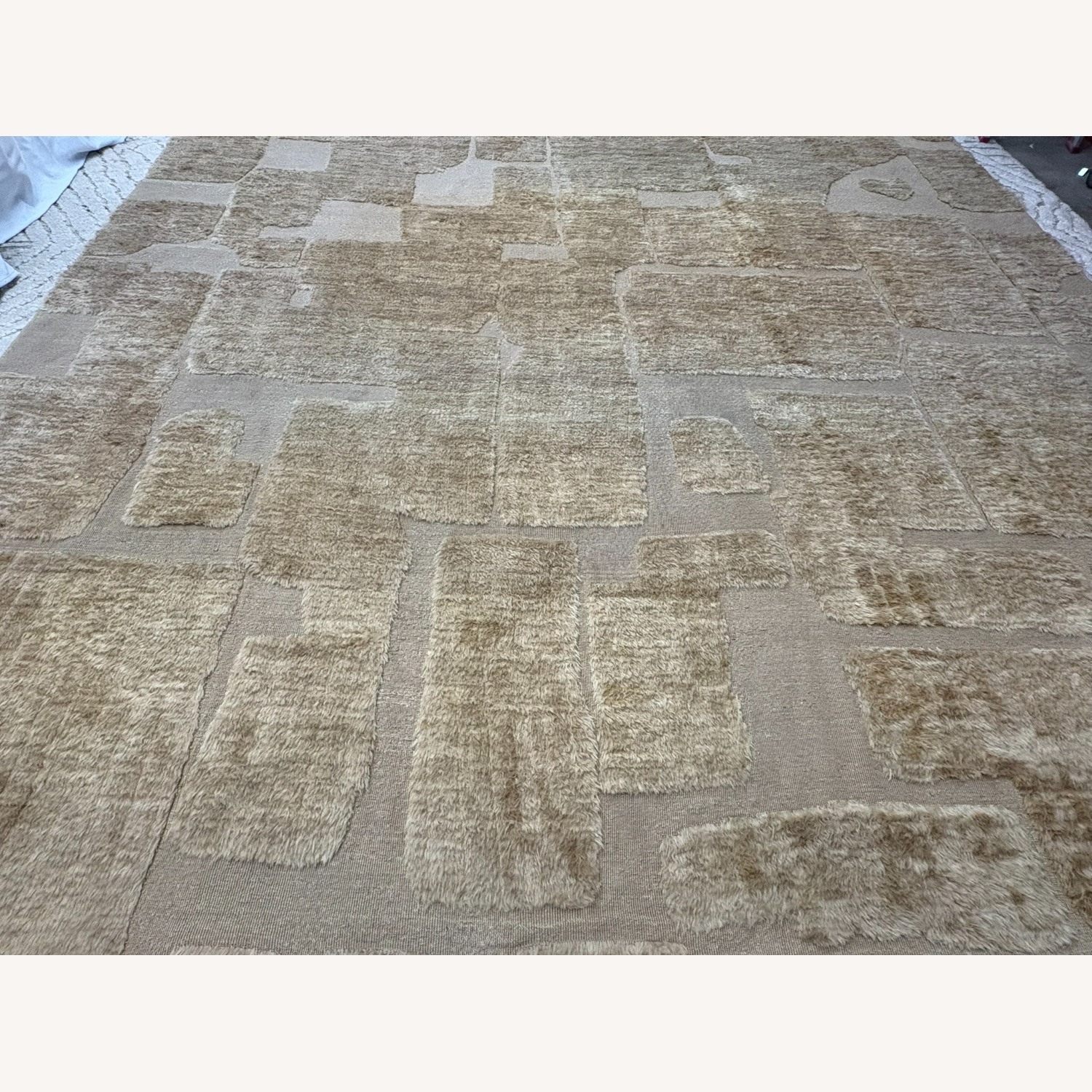 Restoration Hardware Ilyas Hand-Knotted Wool Rug 10' × 14' Camel - image-5