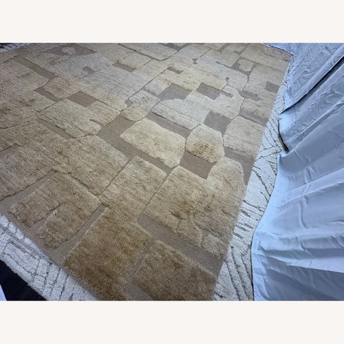 Used Restoration Hardware Ilyas Hand-Knotted Wool Rug 10' × 14' Camel for sale on AptDeco