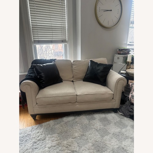 Used Macy's White Loveseat for sale on AptDeco
