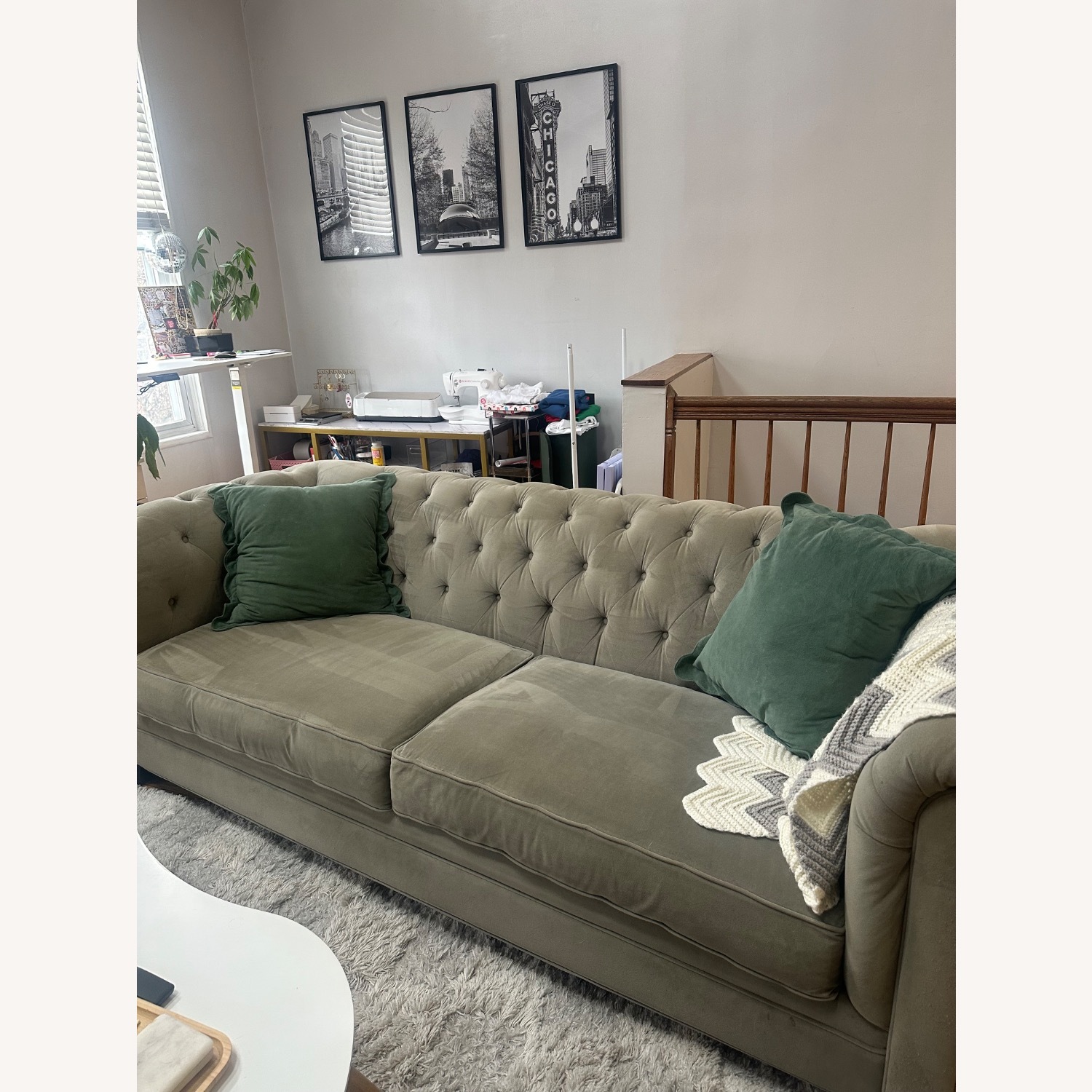 Macy's Grey Couch - image-2