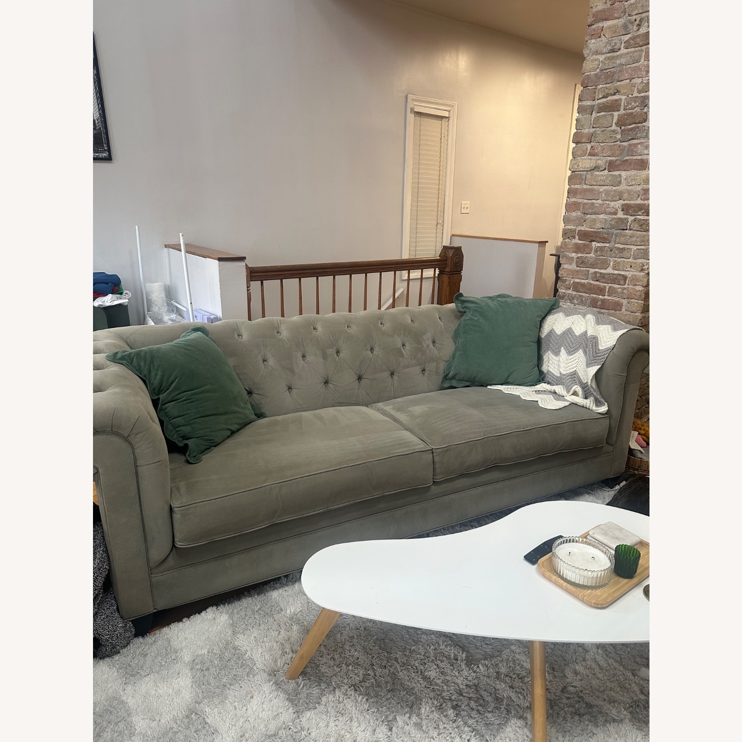 Macy's Grey Couch - image-1