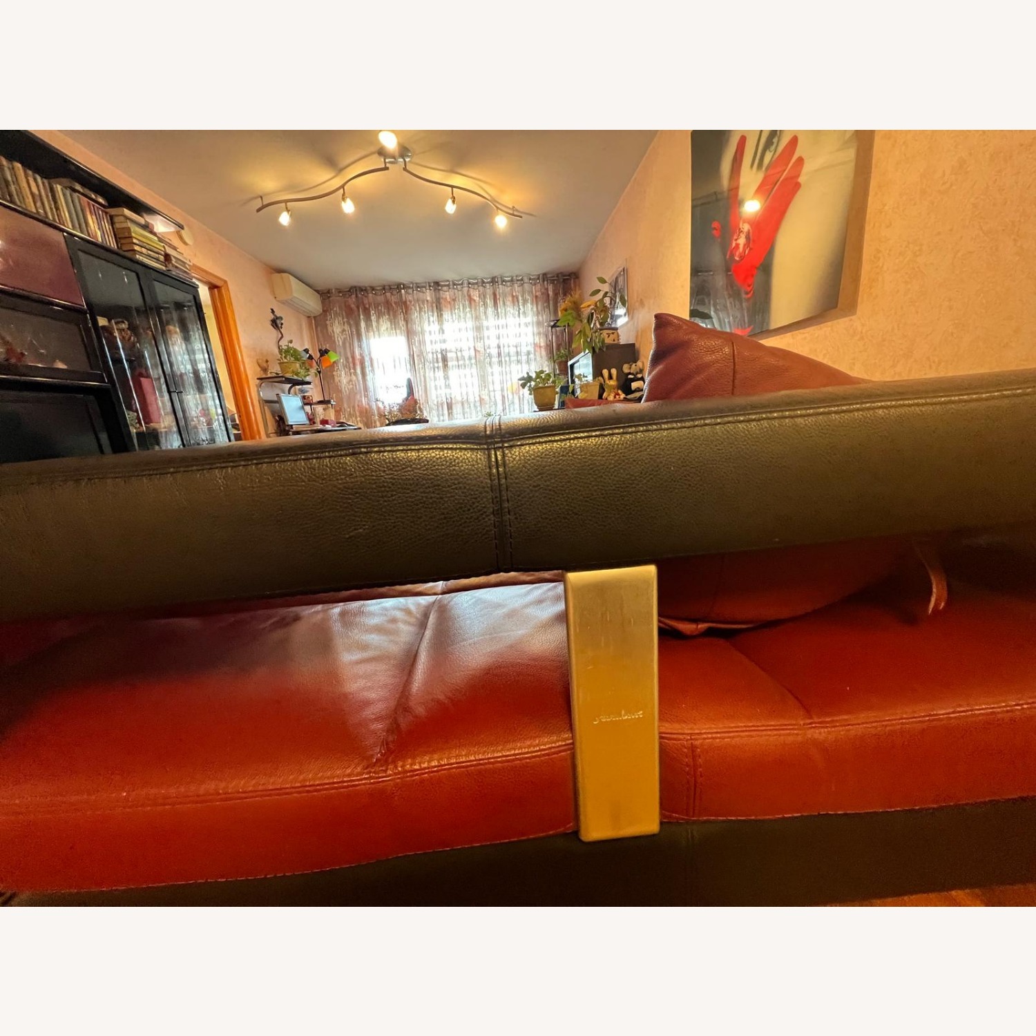 Formenti S.R.L. Red Leather 2 Piece Sectional - image-9