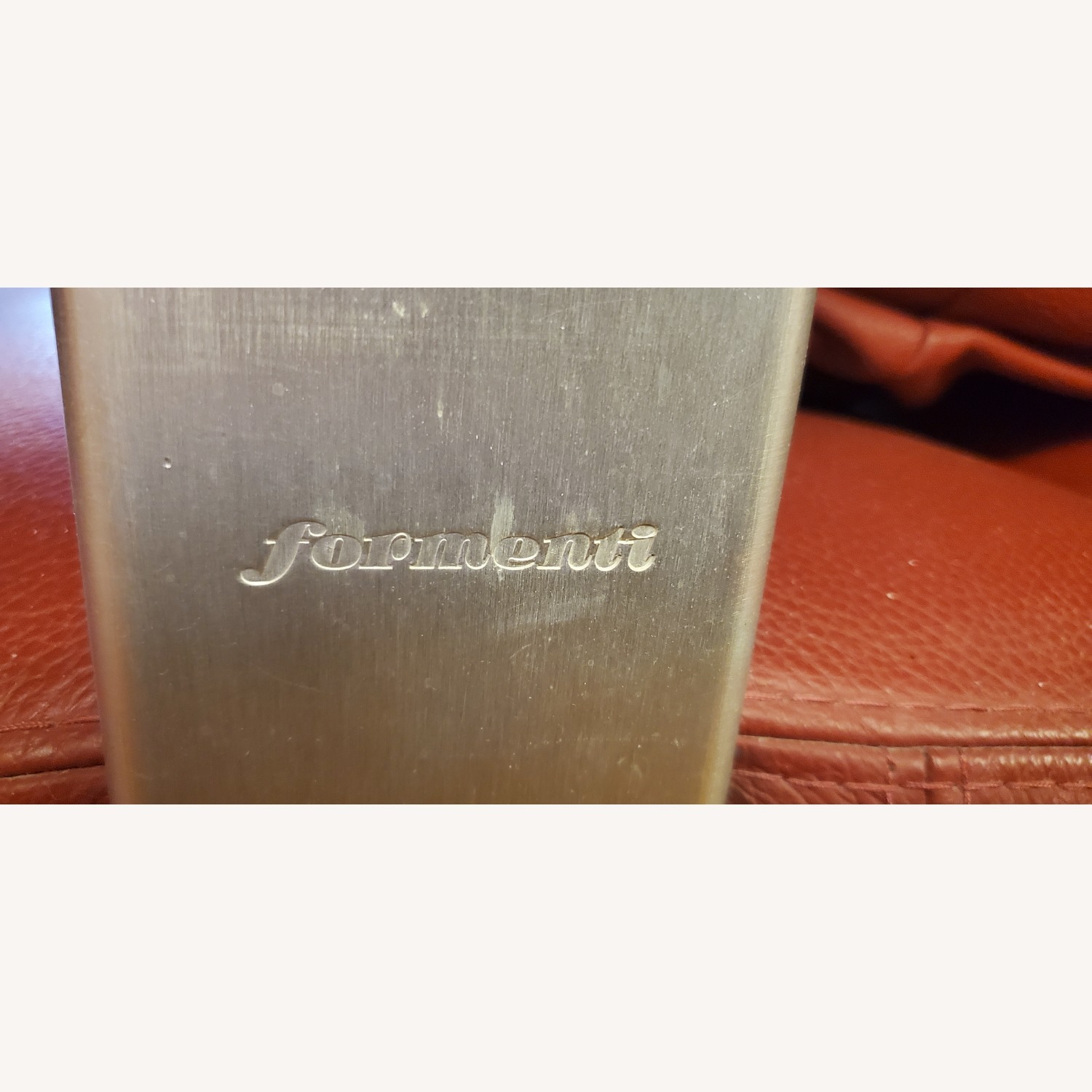 Formenti S.R.L. Red Leather 2 Piece Sectional - image-5