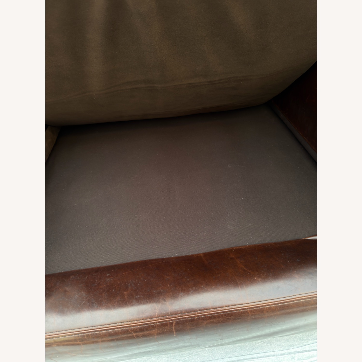 Restoration Hardware Maxwell Dark Brown 3+ Seater Sofa - image-5