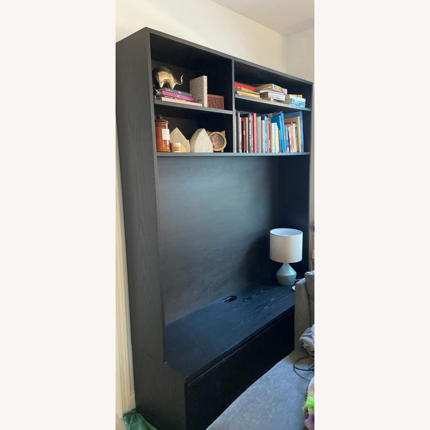 Room & Board Keaton Black Maple Wall Unit Media - image-1