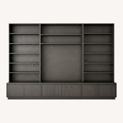 Used Room & Board Keaton Black Maple Wall Unit Media for sale on AptDeco