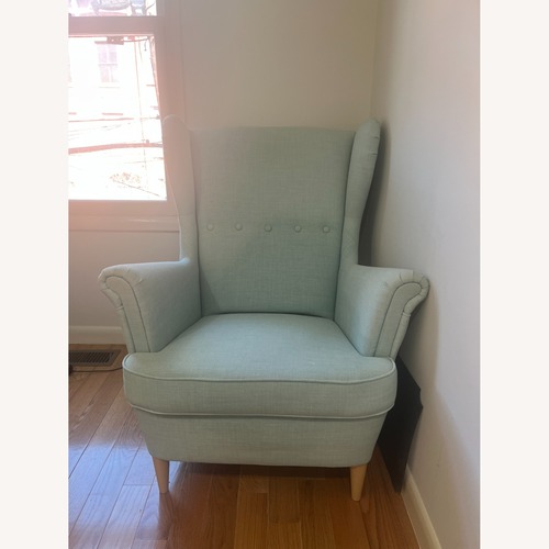 Used IKEA STRANDMON Fabric Armchair for sale on AptDeco
