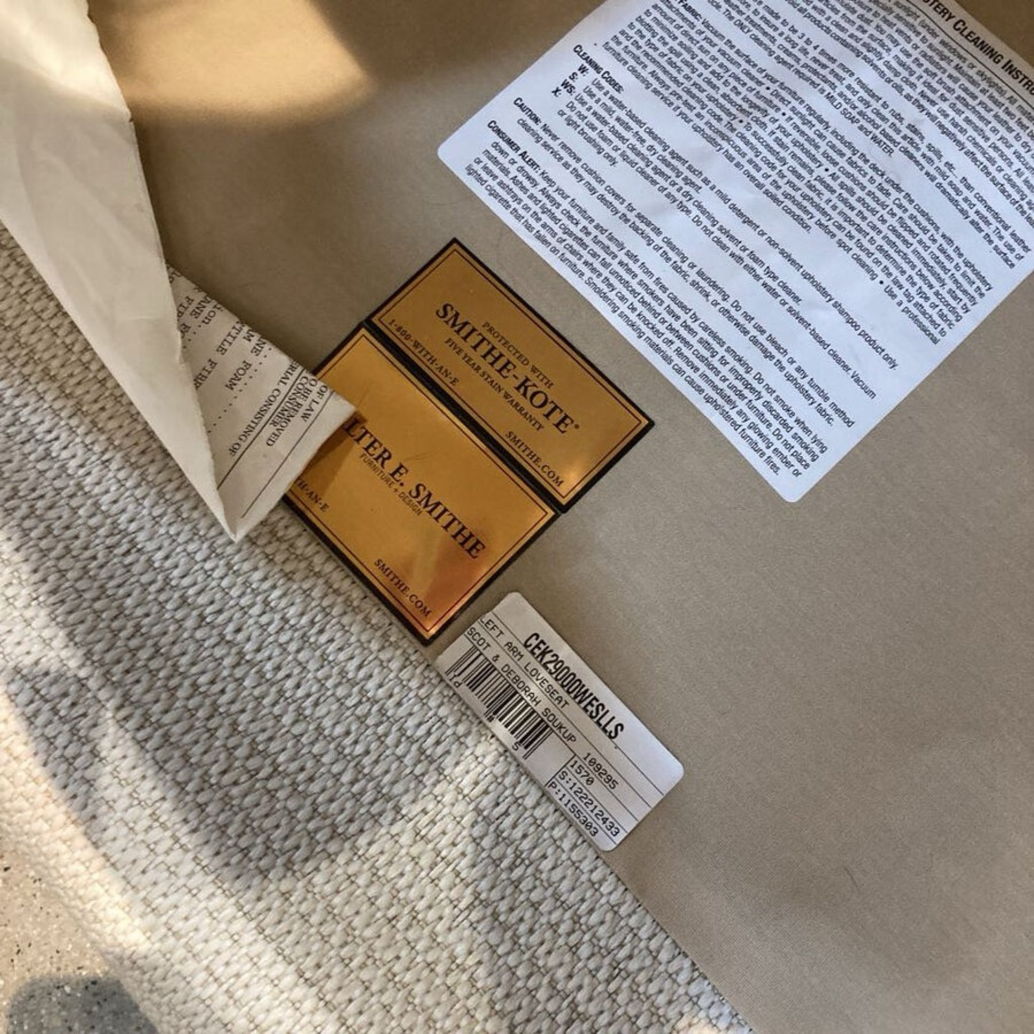 Walter E. Smithe Fabric Right Facing Sectional - image-10