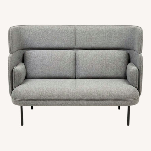 Used Allermuir Plum 2-Seat Loveseat for sale on AptDeco