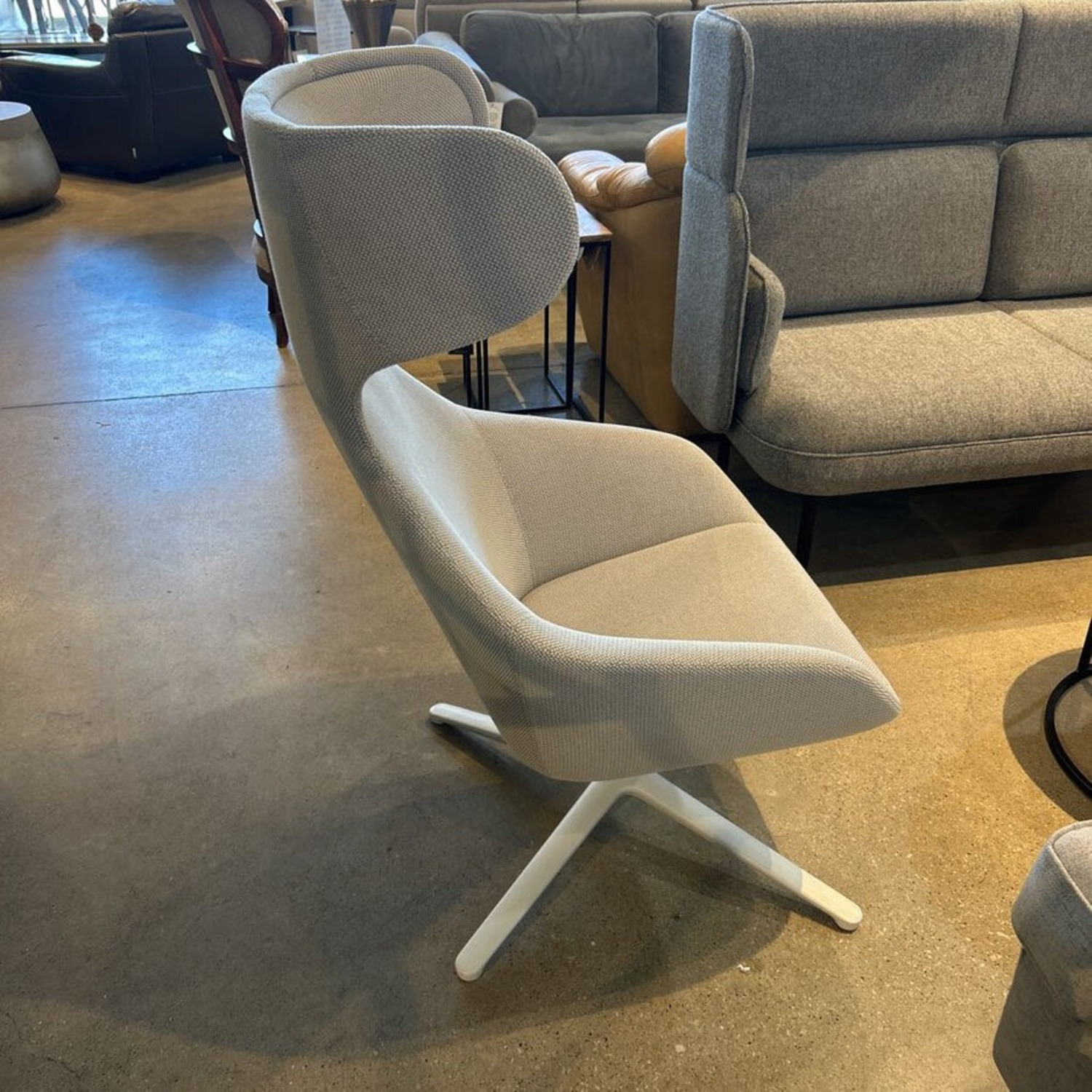 Allermuir Famiglia Swivel Wingback Lounge Chair - image-1