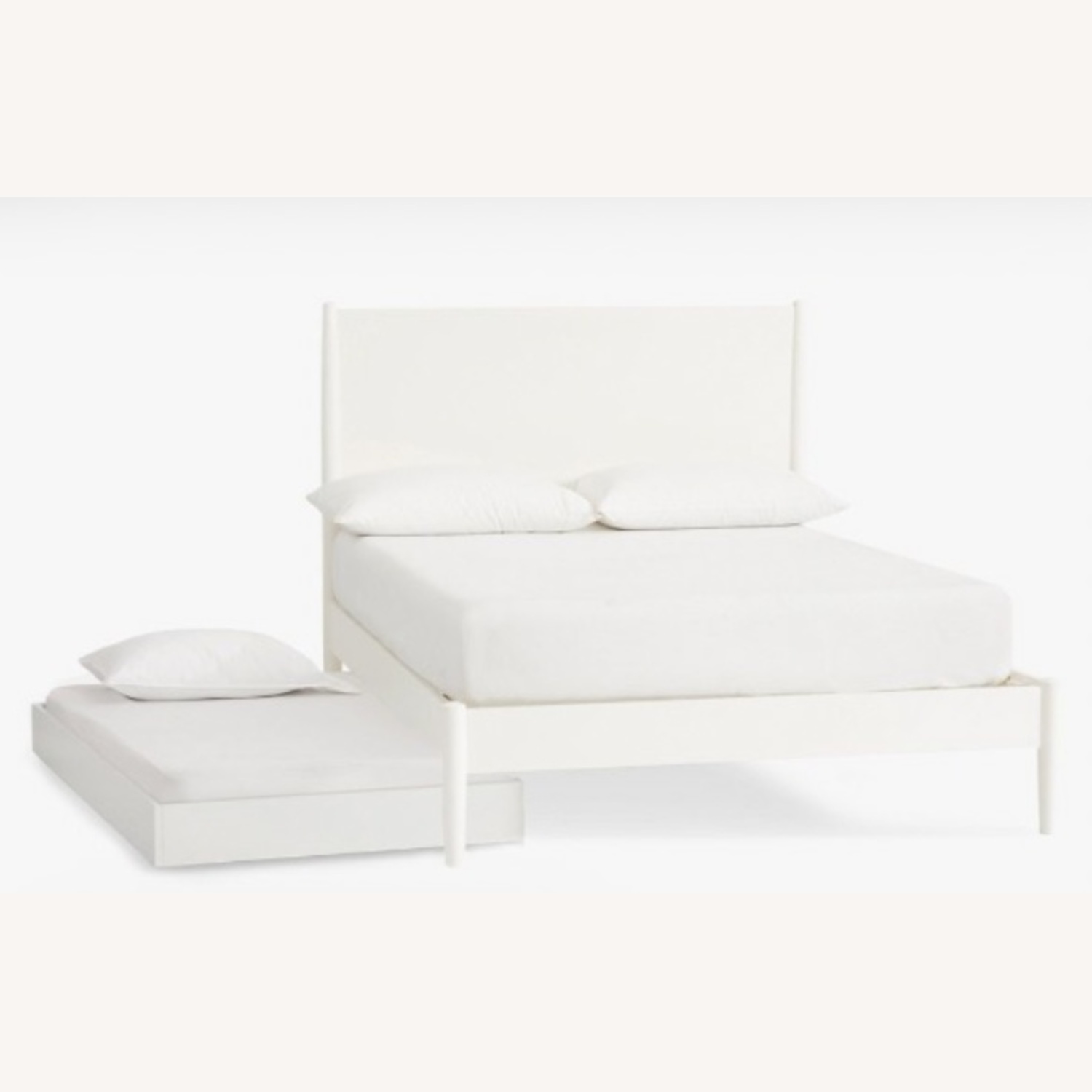 West Elm VII Full Mid Century Bed + Trundle - image-12