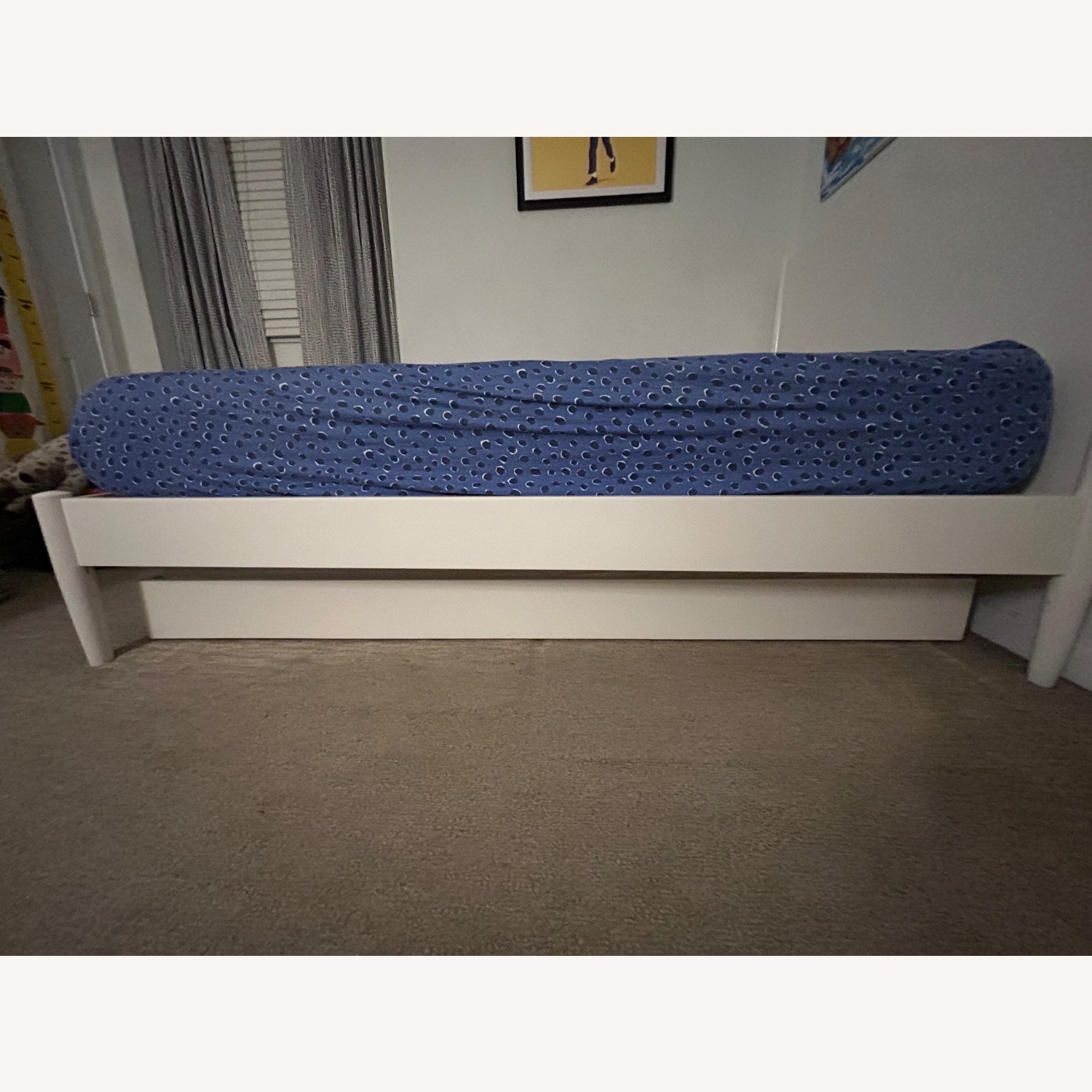 West Elm VII Full Mid Century Bed + Trundle - image-3