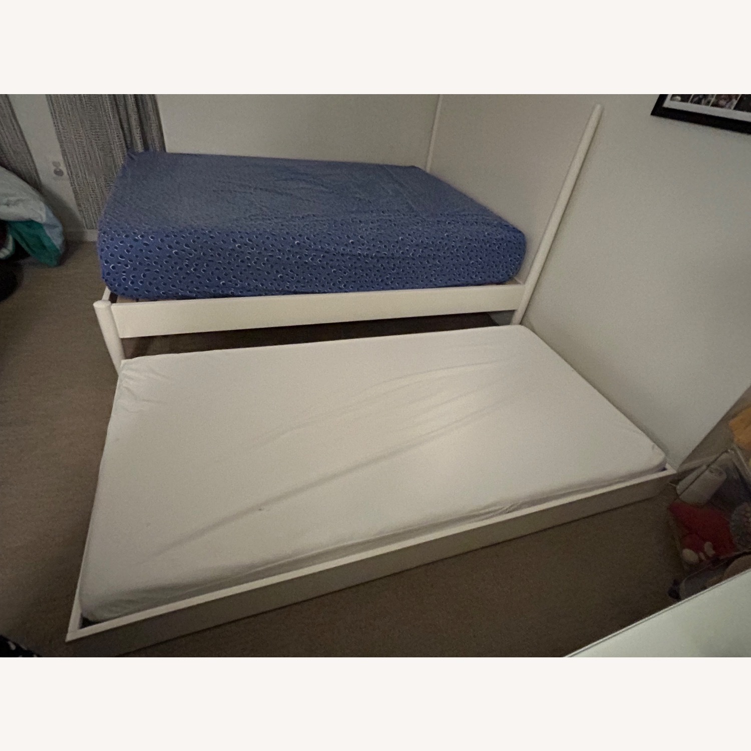 West Elm VII Full Mid Century Bed + Trundle - image-7