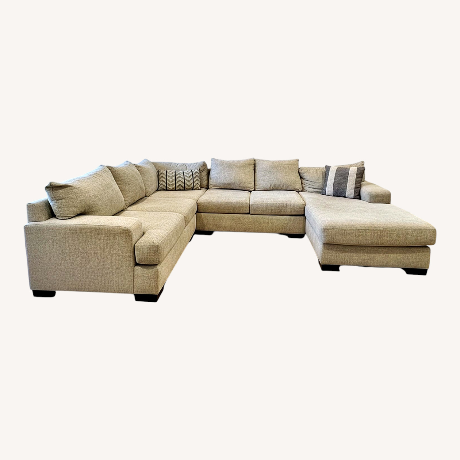 Raymour & Flanigan Natural 3+ Piece Sectional - image-4