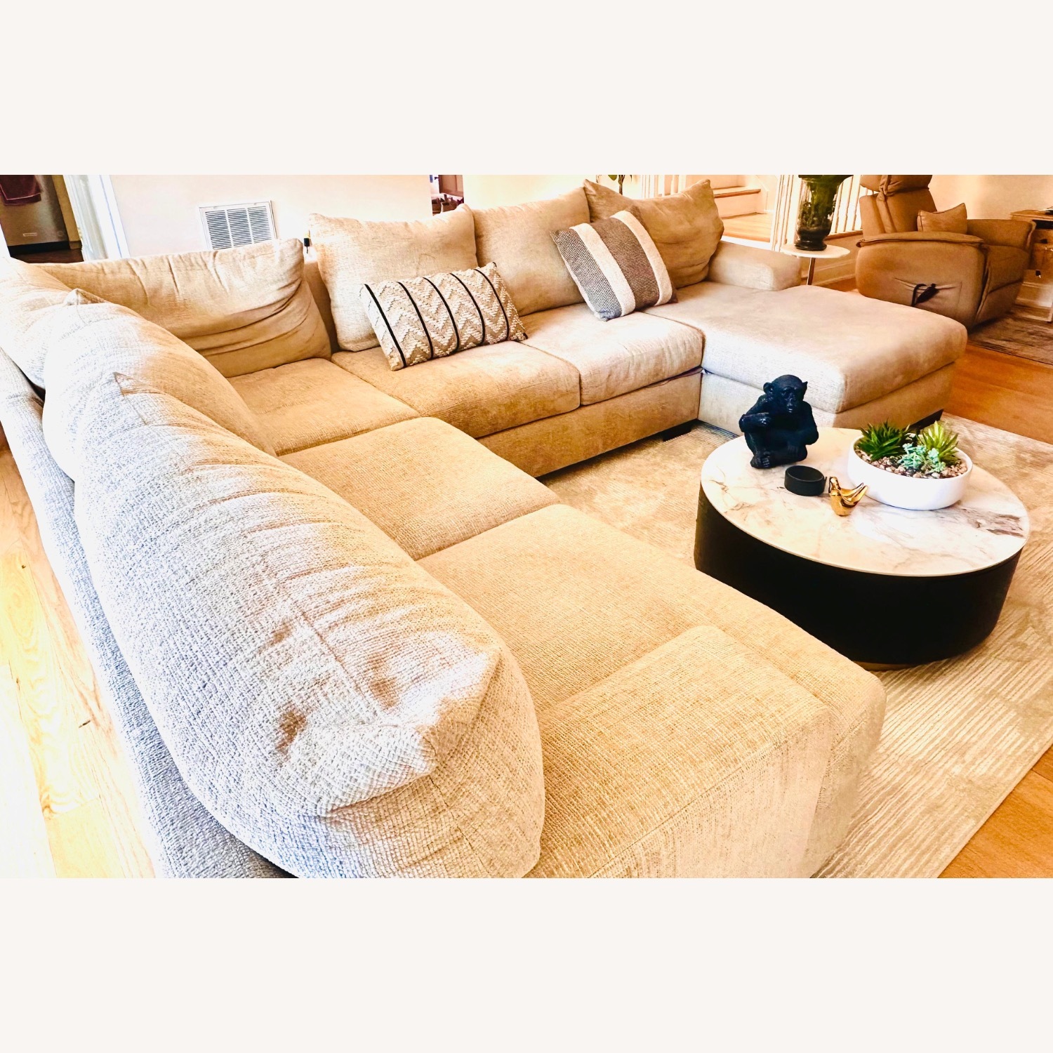 Raymour & Flanigan Natural 3+ Piece Sectional - image-1