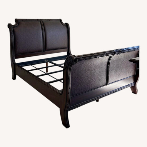 Used American Signature Furniture Dark Brown Queen Bed for sale on AptDeco
