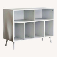 Jhamal Record Player Stand with Charging Station