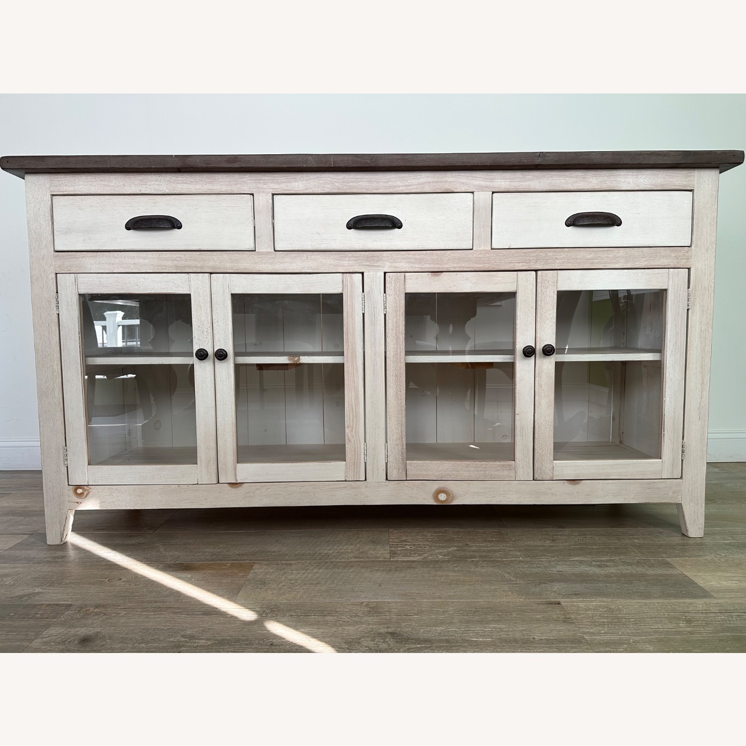 White Wood Sideboard - image-1