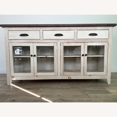Used White Wood Sideboard for sale on AptDeco