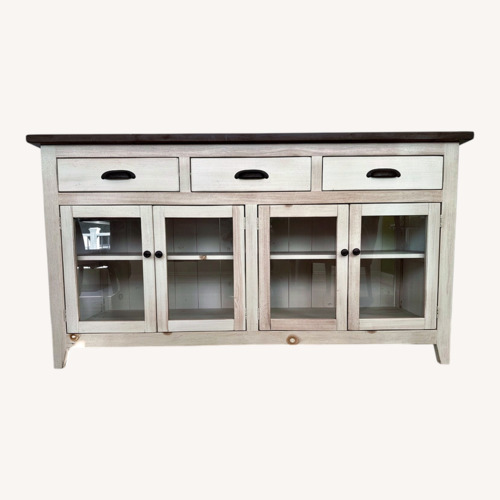 Used White Wood Sideboard for sale on AptDeco