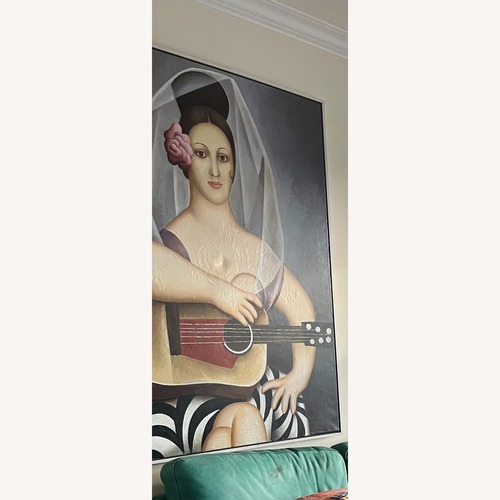 Used Flamenco Woman by Artist Carlos Ochagavia for sale on AptDeco