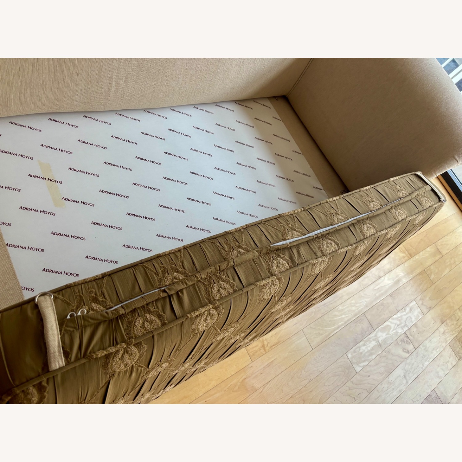 Designer Classic Hand Carved Fabric Sofa   - image-4