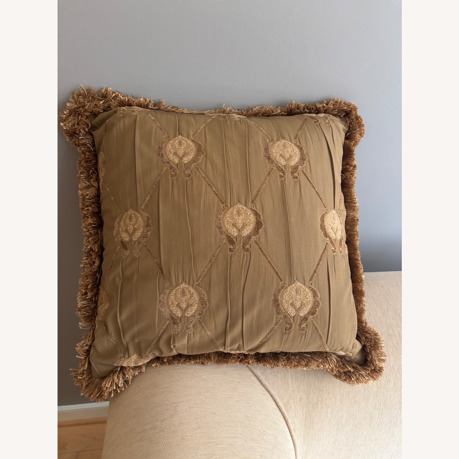 Designer Classic Hand Carved Fabric Sofa   - image-5