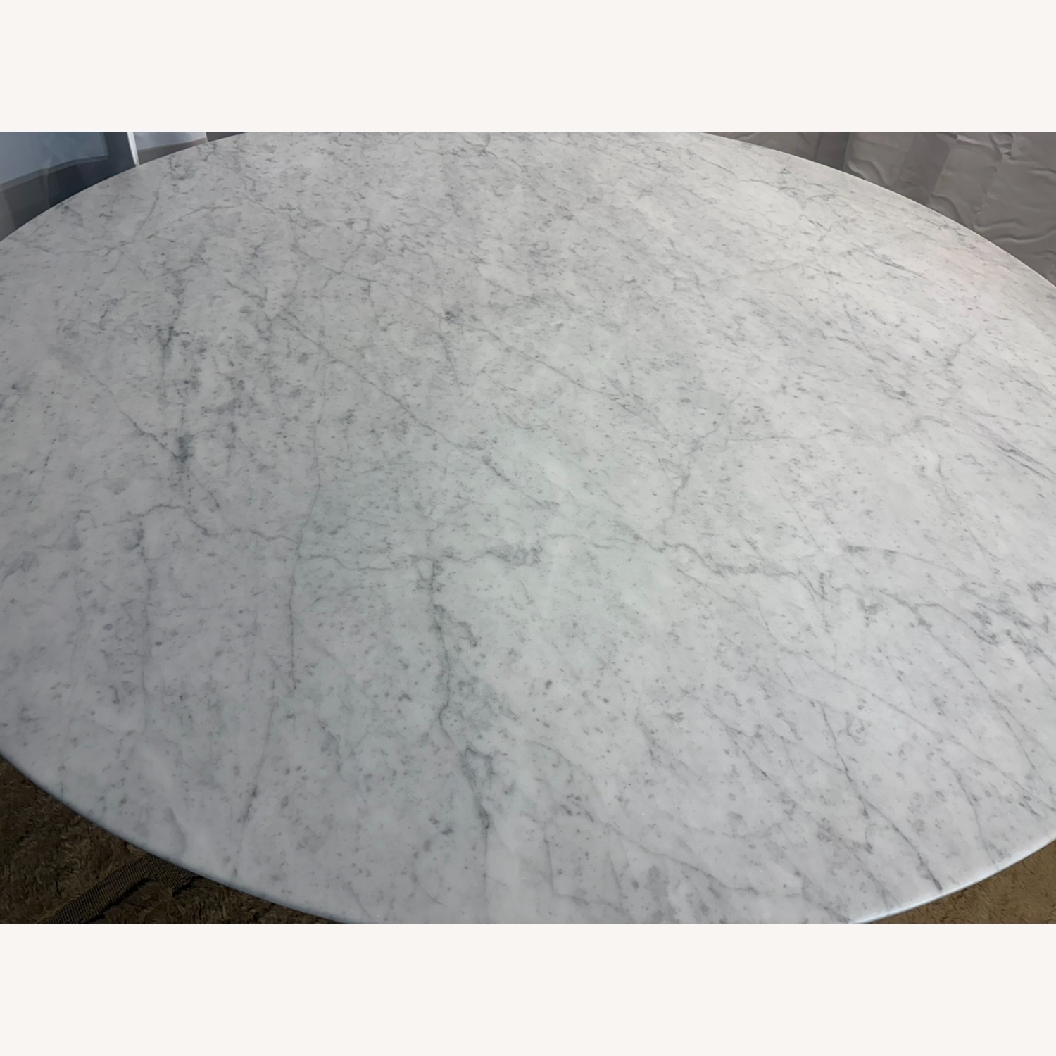 Restoration Hardware Aero Stone Round Dining Table - image-23