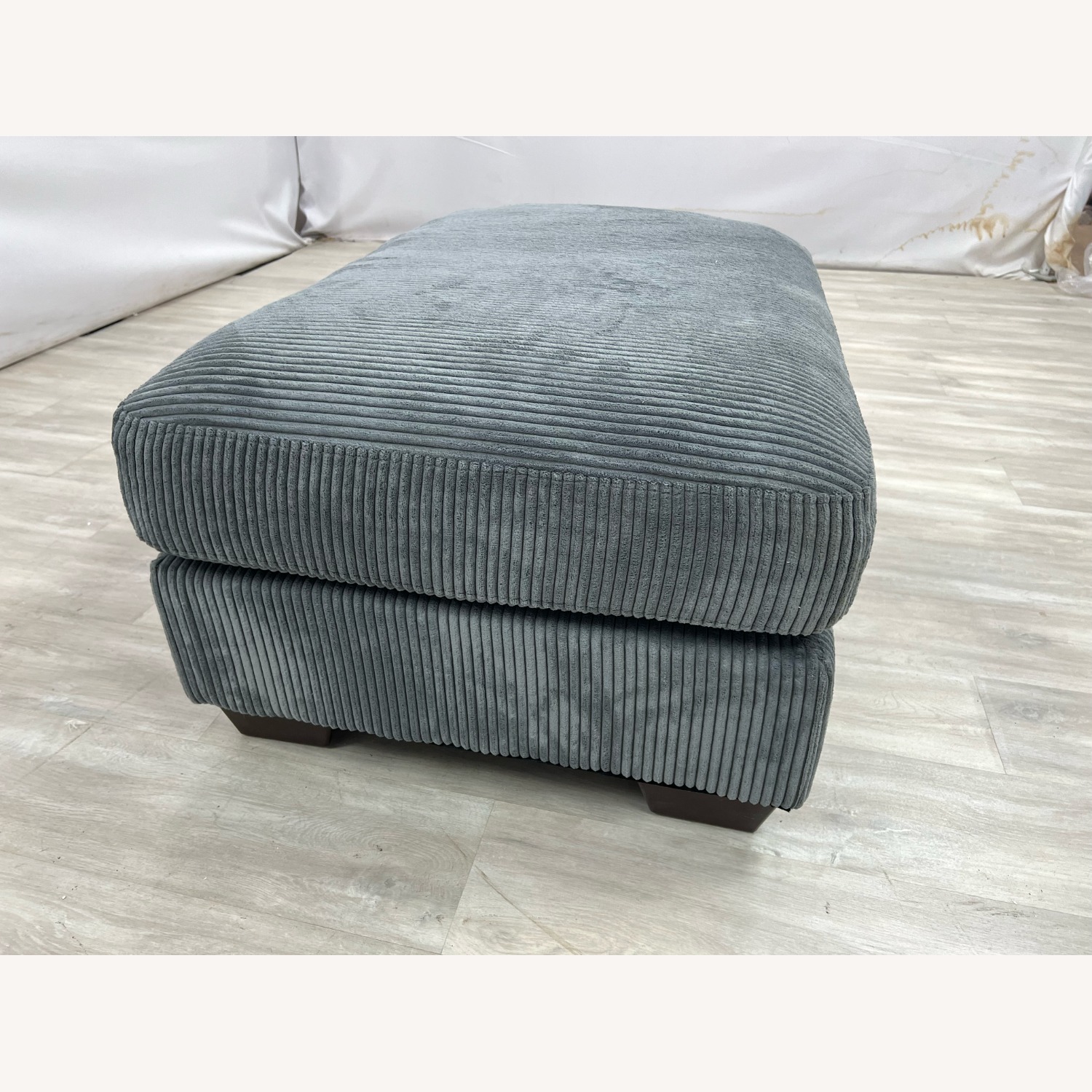 Ebern Designs Maelina Upholstered Corduroy Ottoman - image-9