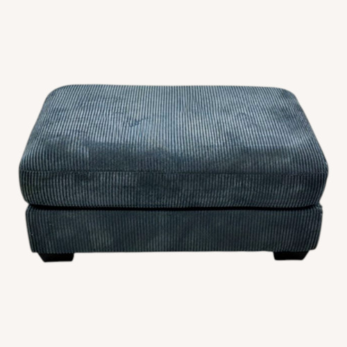 Used Ebern Designs Maelina Upholstered Corduroy Ottoman for sale on AptDeco