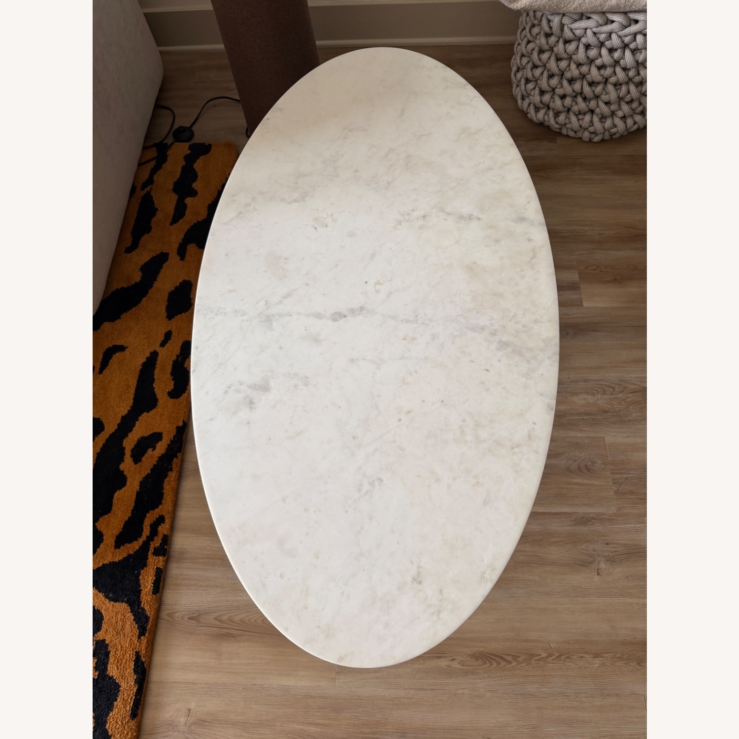 CB2 Nero White Marble Coffee Table - image-2