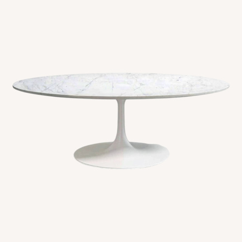 Used CB2 Nero White Marble Coffee Table for sale on AptDeco