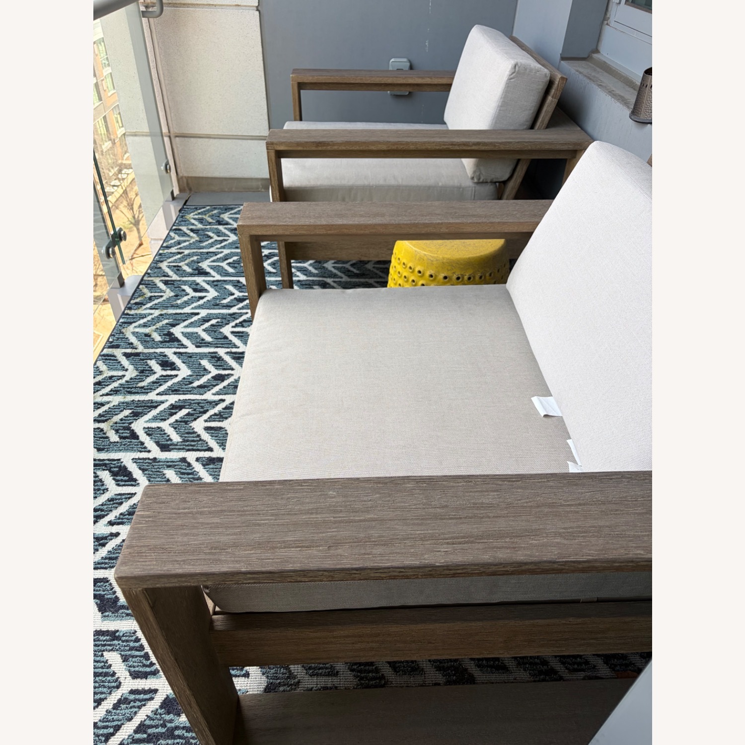 West Elm Portside Outdoor Lounge Chairs - image-2